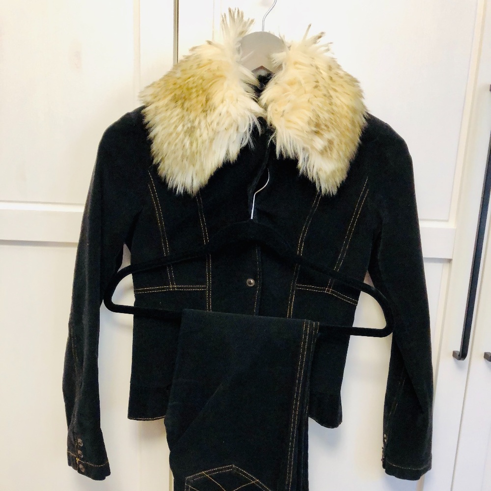 Vintage Light corduroy jacket and pants Size 5